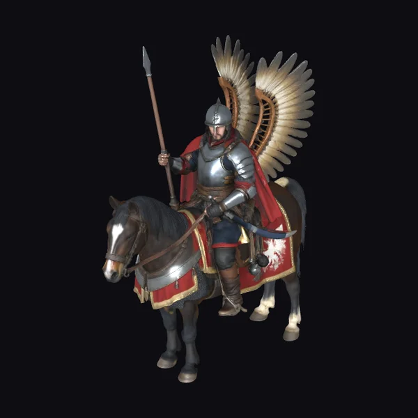 Armored Knight on Horse