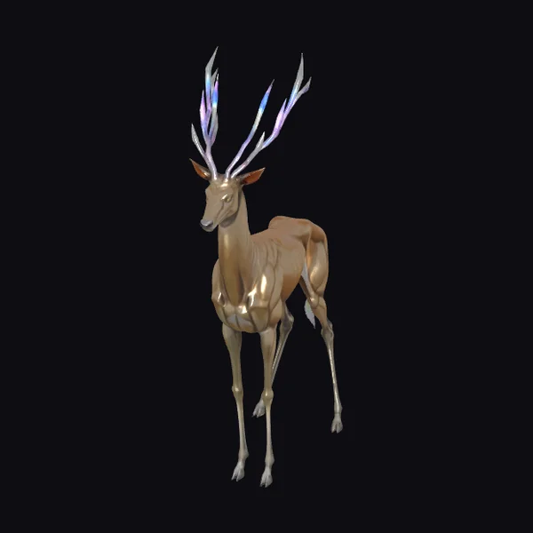 Iridescent Antlered Deer