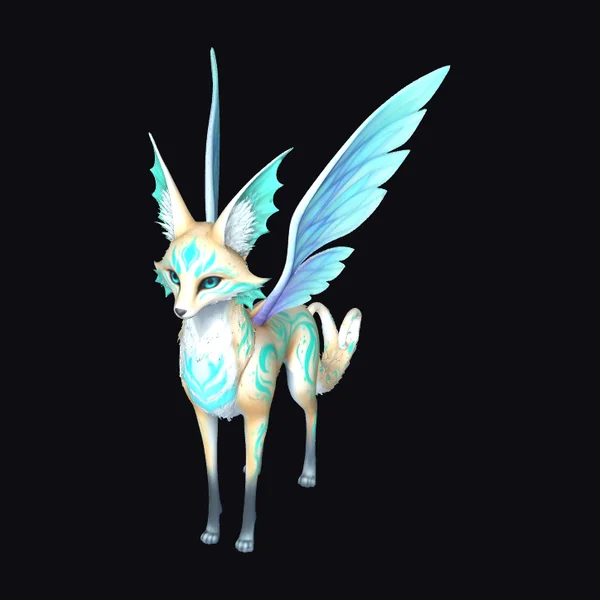 Winged Fox Creature