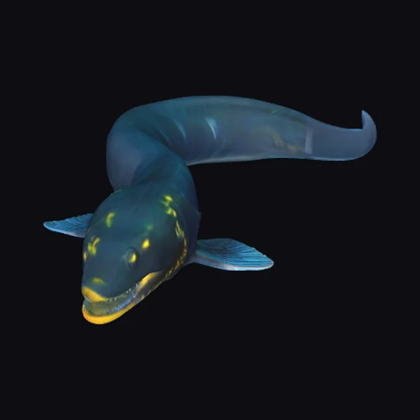 Glowing Eel Creature