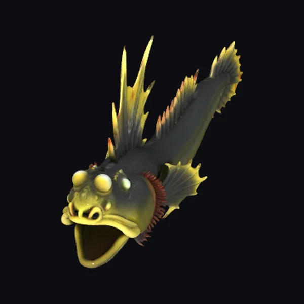 Anglerfish with Open Mouth