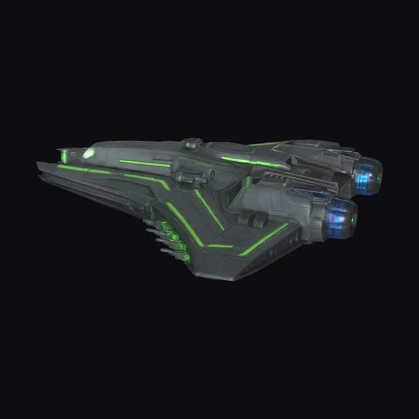 Futuristic Sci-Fi Spaceship