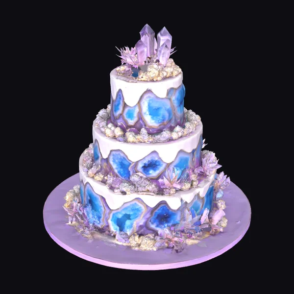Geode Tiered Cake
