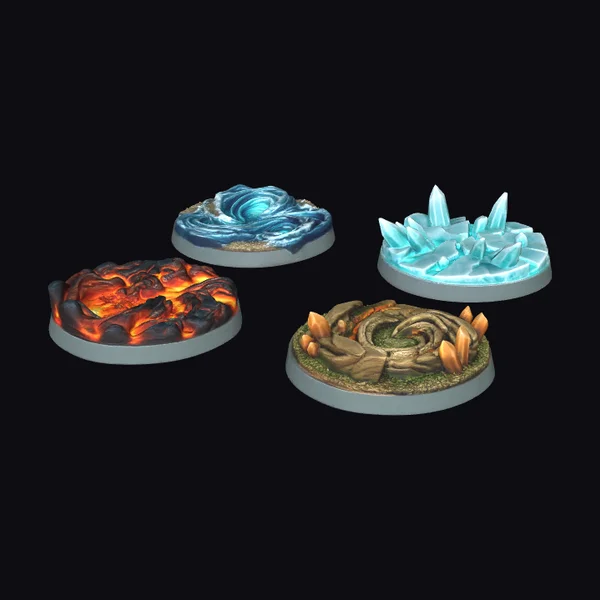 Elemental Round Tokens
