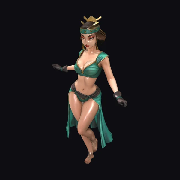 Emerald Dance Goddess