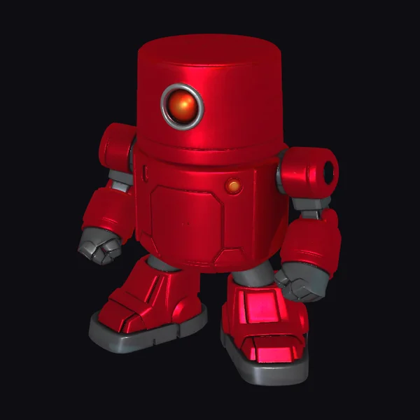 Red Metal Robot