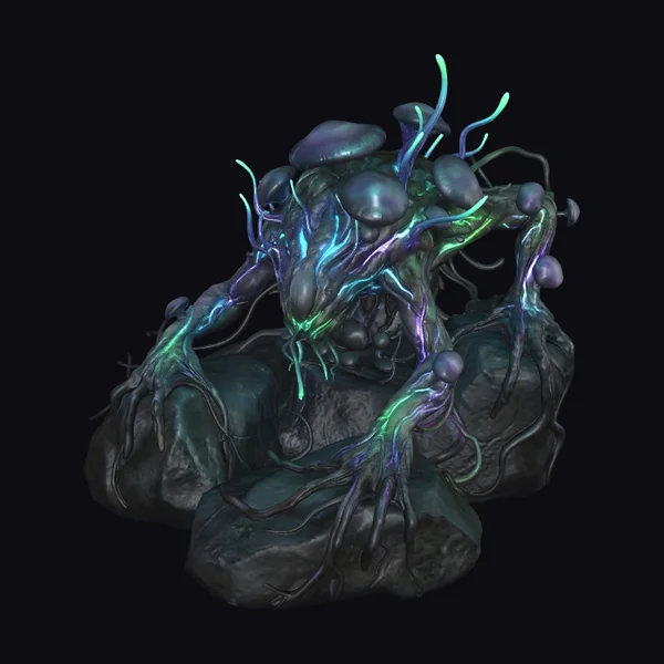 Glowing Fungal Creature