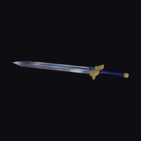 Heroic Blue Sword