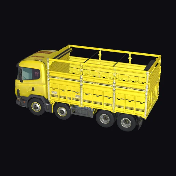 Yellow Truck with Cage