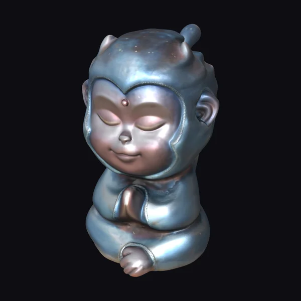 Shiny Monkey Figurine