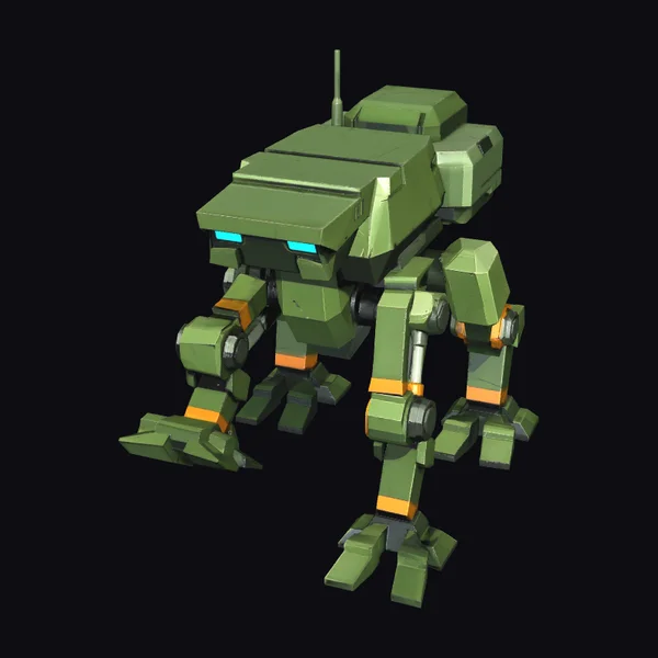 Green Military Robot