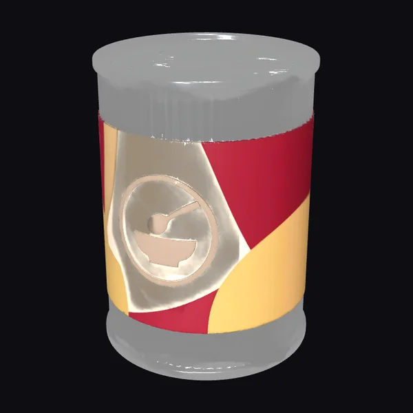Abstract Soup Can