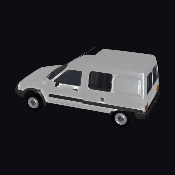 White Delivery Van