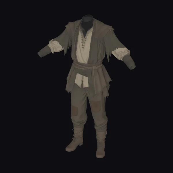 Ragged Medieval Outfit