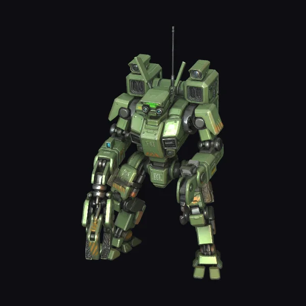 Green Military Robot