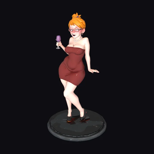 Woman with Wine Glass