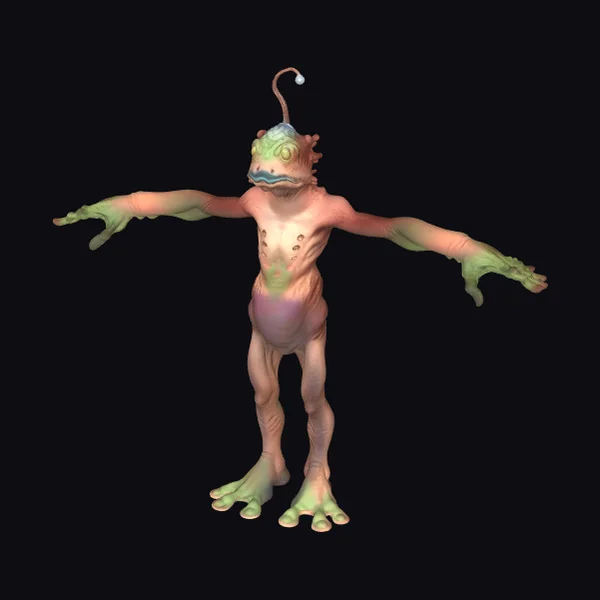 Alien Amphibian Creature