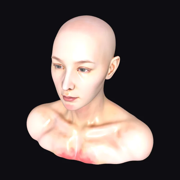 Bald Female Portrait