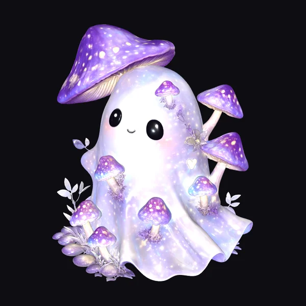 Ghost with Mushroom Cap