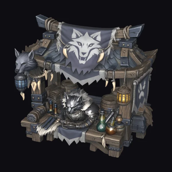 Wolf Shrine Structure