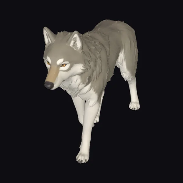 Gray Wolf Manga Style