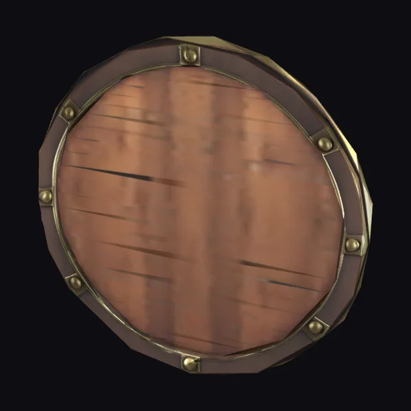 Wooden Circular Shield