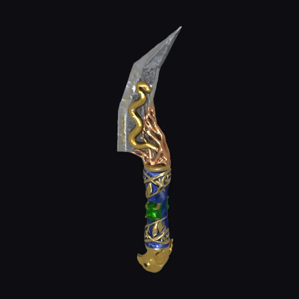 Azure Serpent Dagger
