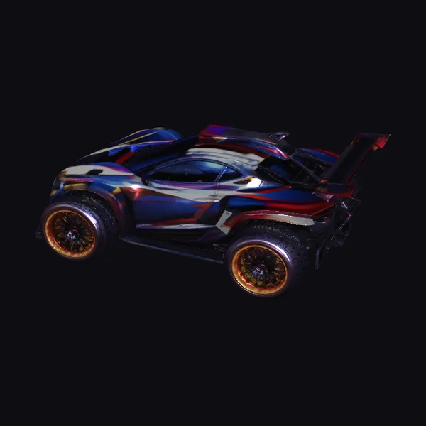 Racing Buggy with Flames