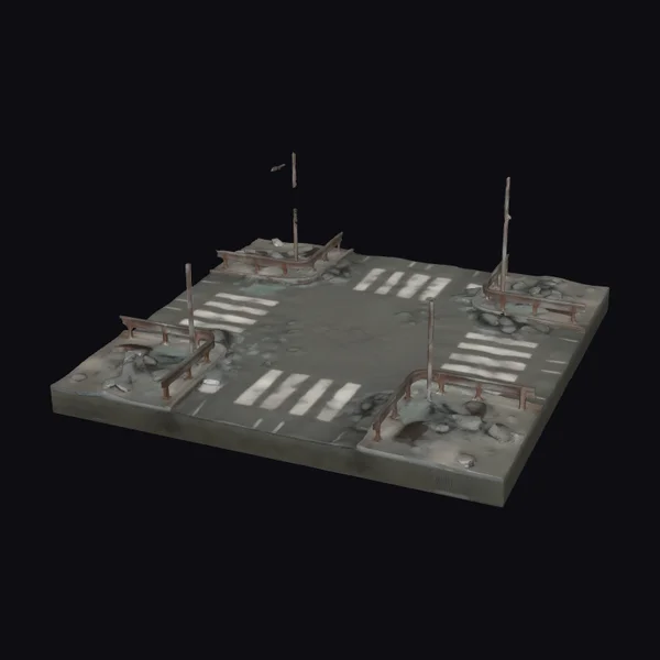 Abandoned Street Intersection