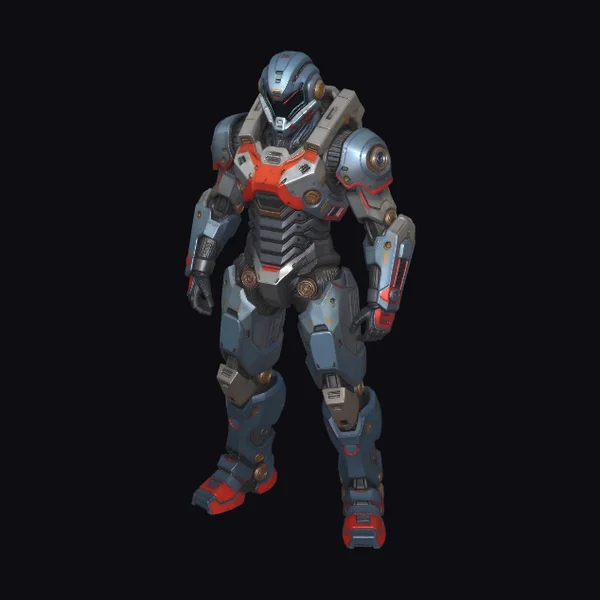 Futuristic Mecha Suit