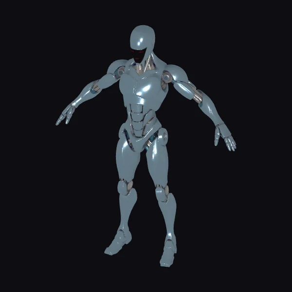 Gray Metal Humanoid Robot