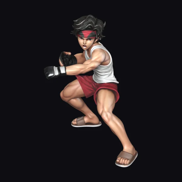 Martial Arts Fighter Stance