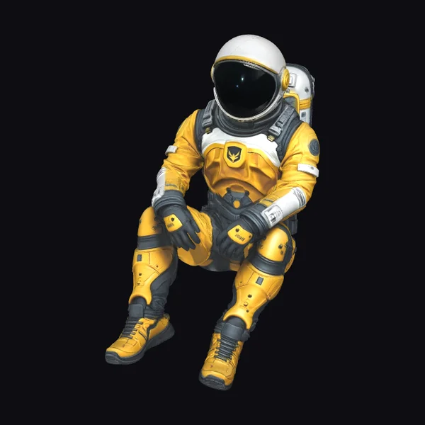 Yellow Space Suit Astronaut