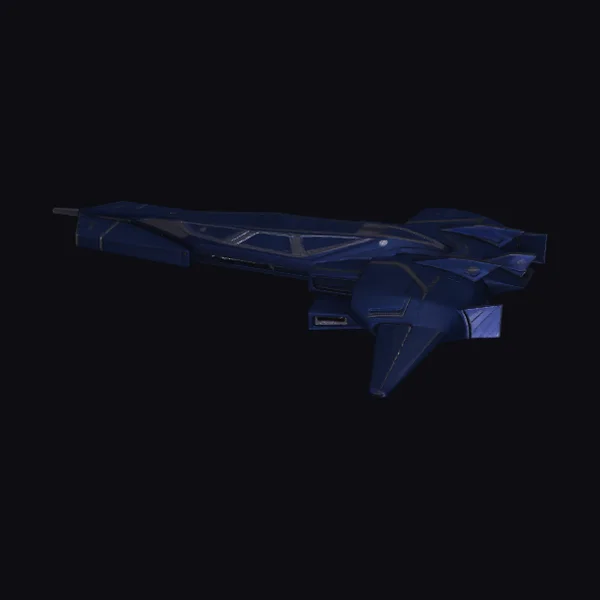 Dark Blue Space Fighter