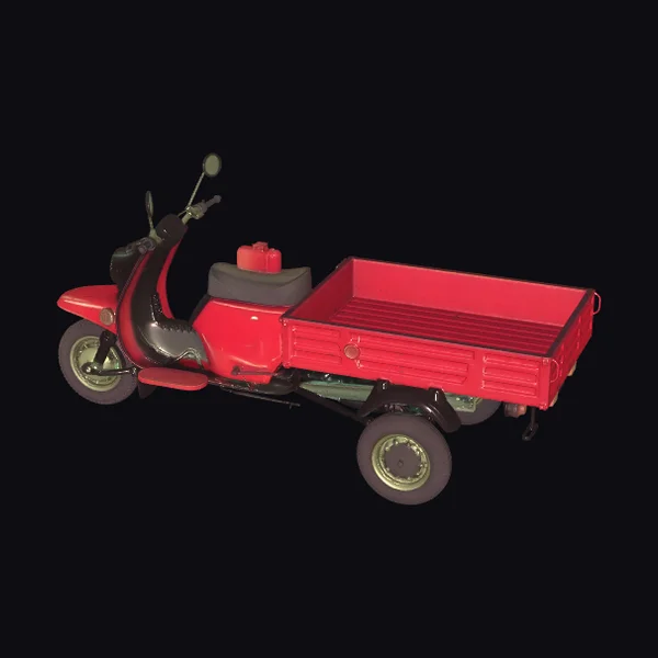 Red Cargo Scooter
