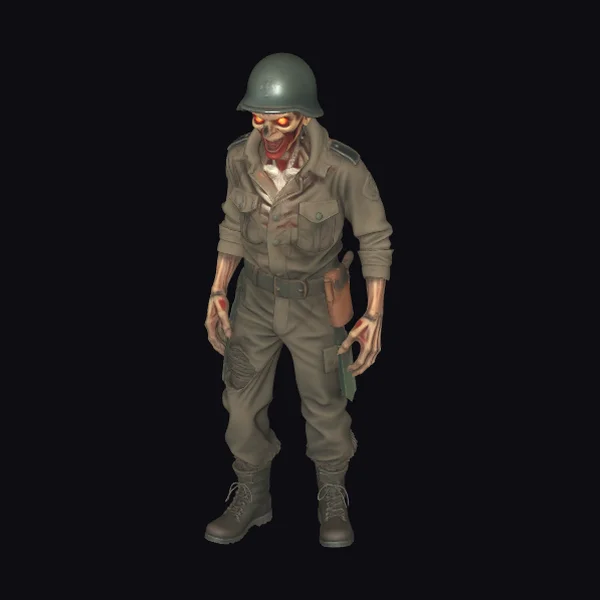 Zombie WW2 Soldier