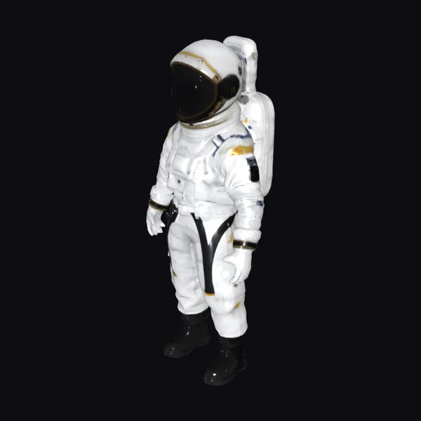 Abandoned Female Space Astronaut