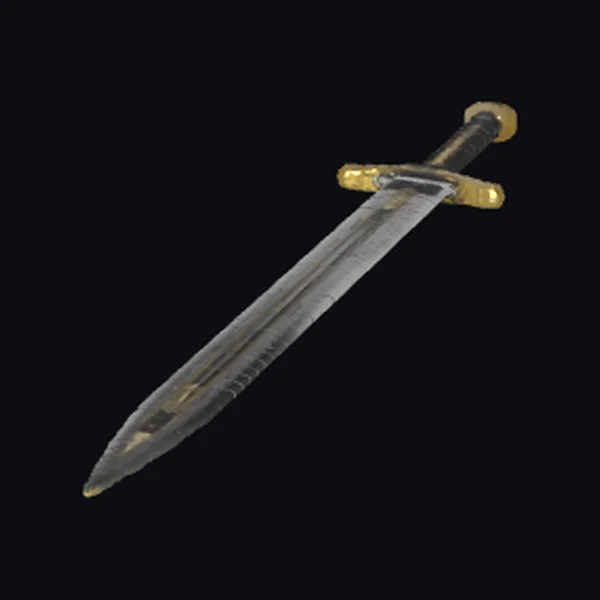 Katana with Black Handle