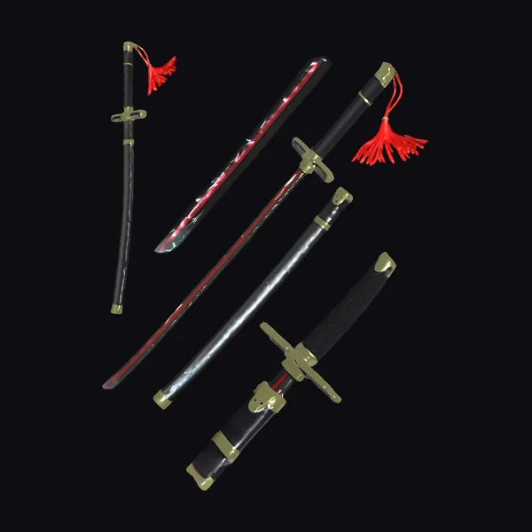 Katana with Red Tassel