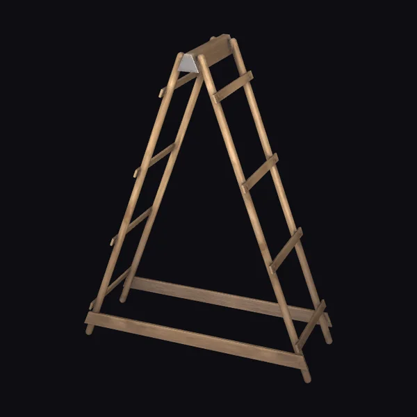 Wooden A-frame Ladder