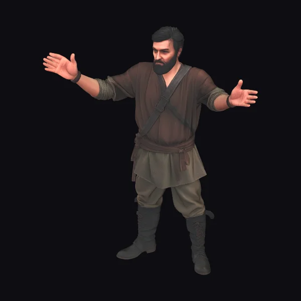 Medieval Peasant Tunic Outfit