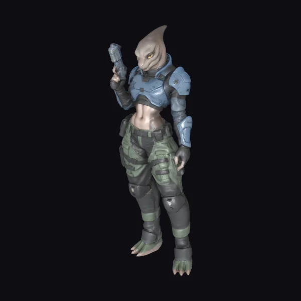 Alien Female Warrior