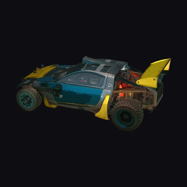 Futuristic Desert Racer