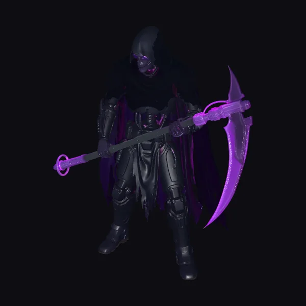 Dark Hooded Reaper Figure