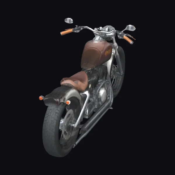 Brown Leather Motorcycle