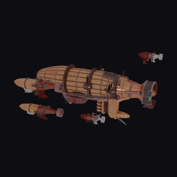 Steampunk Airship Fleet