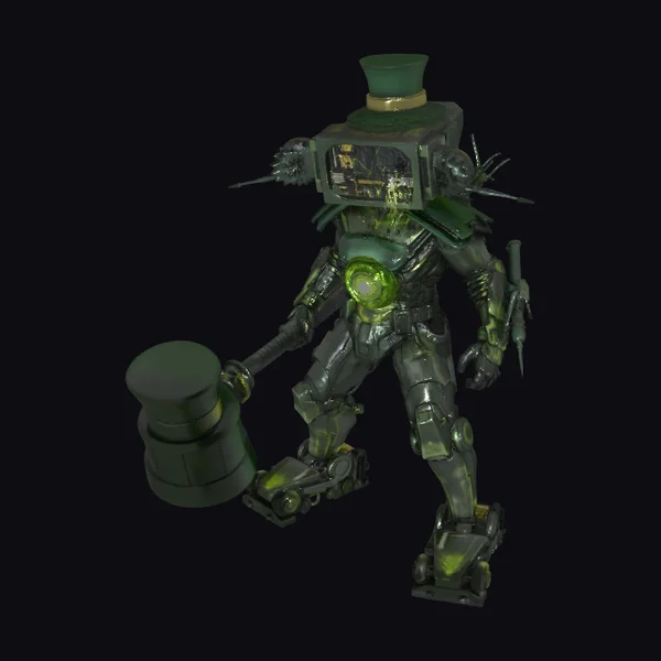 Steampunk Robot Gavel