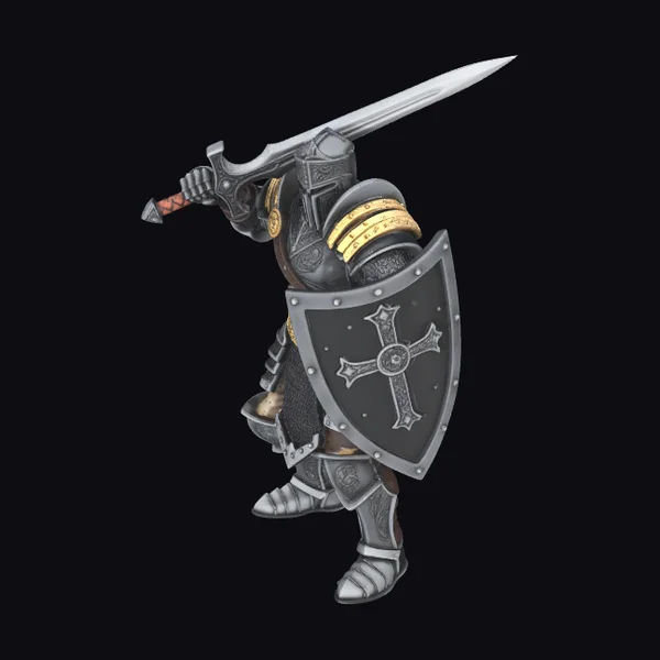 Knight with Sword Shield