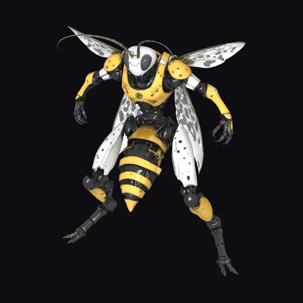 Cybernetic Wasp Warrior