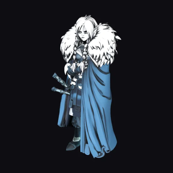 Frosty Female Warrior